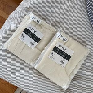 2 NEW No. 918 Off-White Curtain Panels